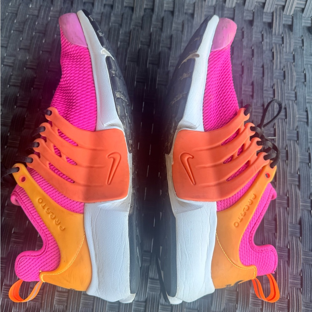 Nike Air Presto Pink Orange Running Shoes Womens Size 9 - Picture 5 of 9